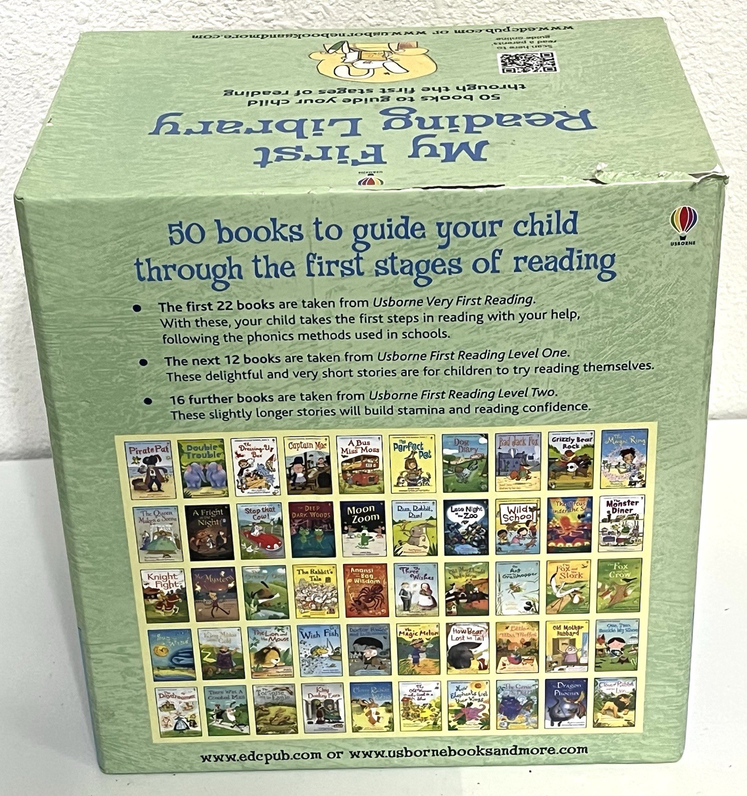 Usborne My First Reading Library Paperback Books Early Reader Box 49/50 Phonics