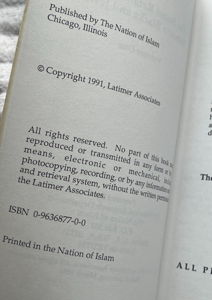 THE SECRET RELATIONSHIP BETWEEN BLACKS AND JEWS Vol.1 Nation Of Islam 1st/4th !!