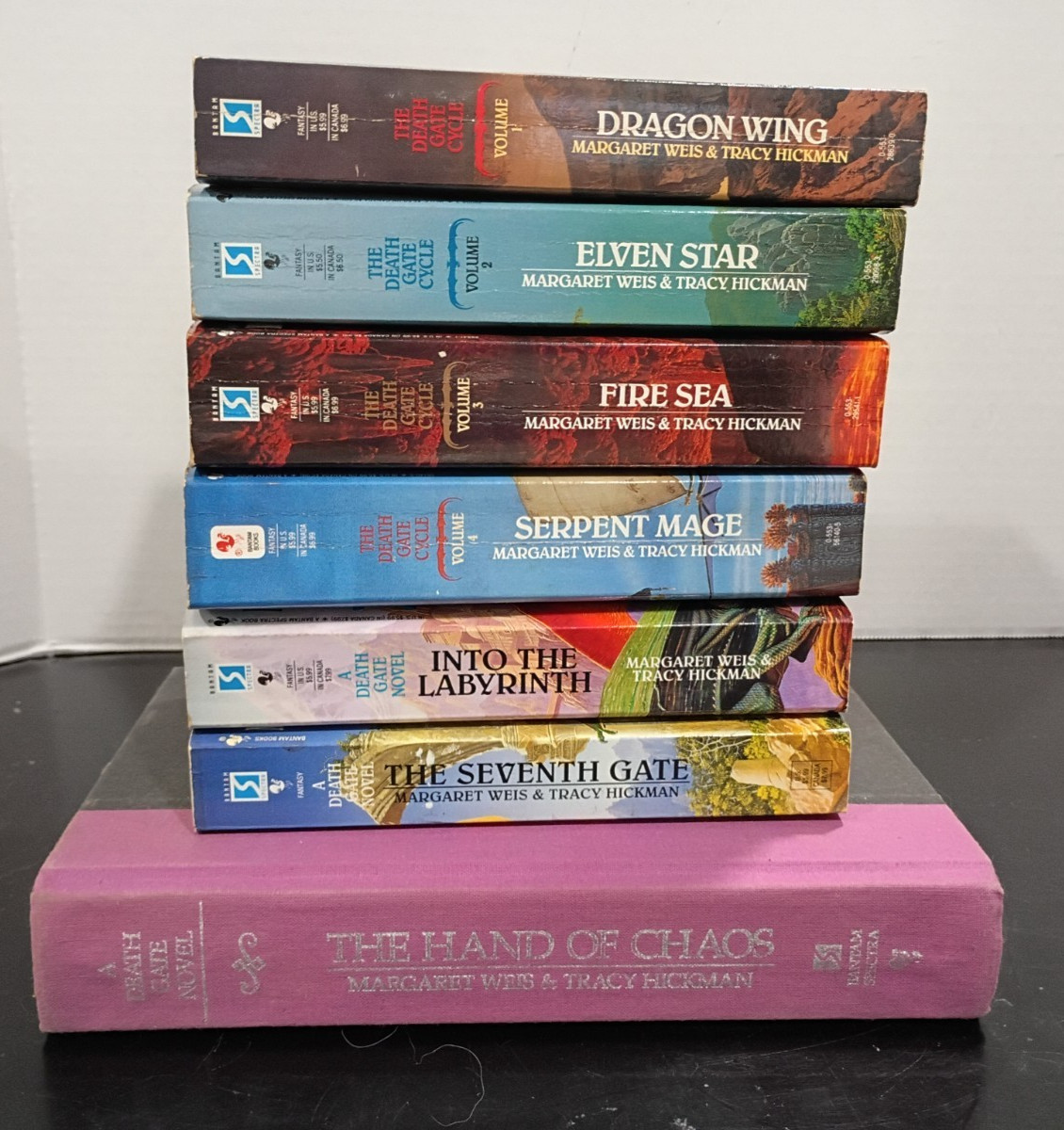 The Death Gate Cycle Book Lot of 7-6 Paperback 1 Hardcover Weis/Hickman