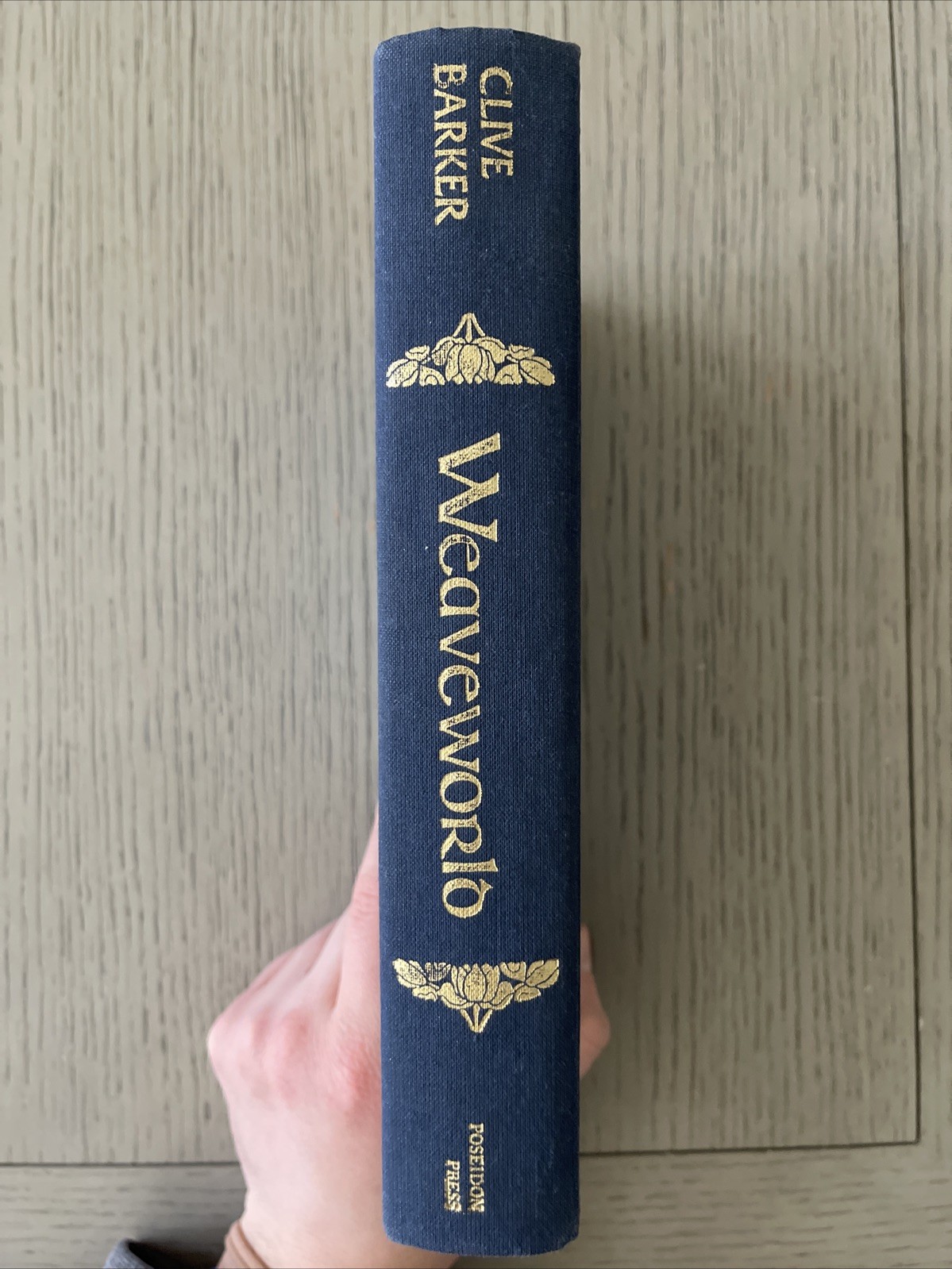 Weaveworld by Clive Barker – Book Club Edition, Hardcover – Very Good (Worn DJ)