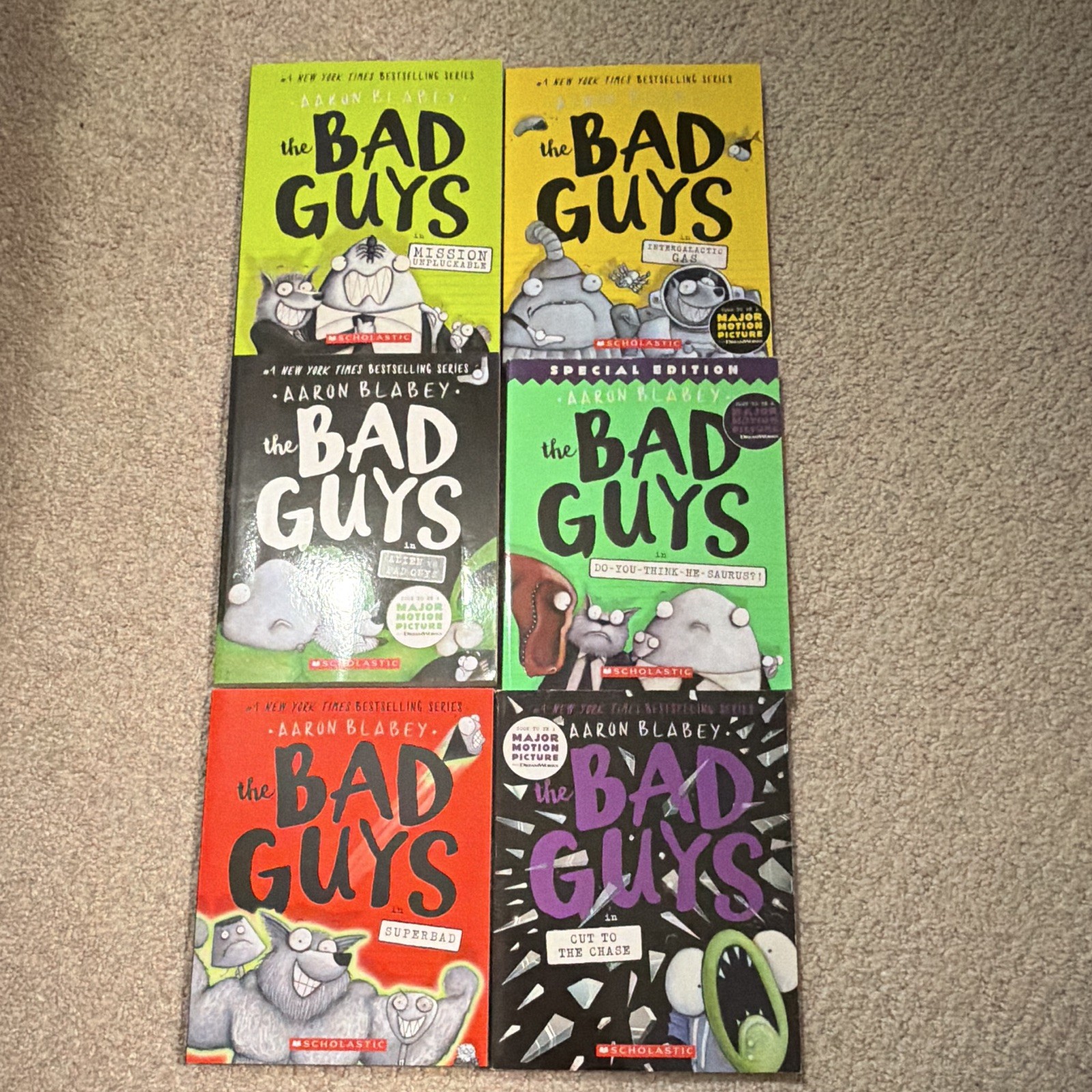 The Bad Guys Ser. Lot of 6 PB Special Edition Ages 9-12 READ DESCRIPTION