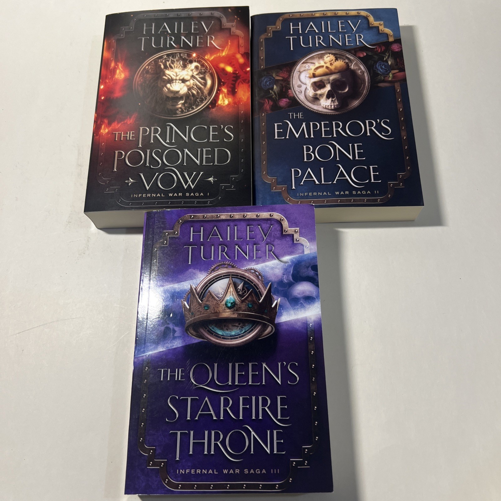 Hailey Turner Infernal War Saga 3-Book Paperback Set VG