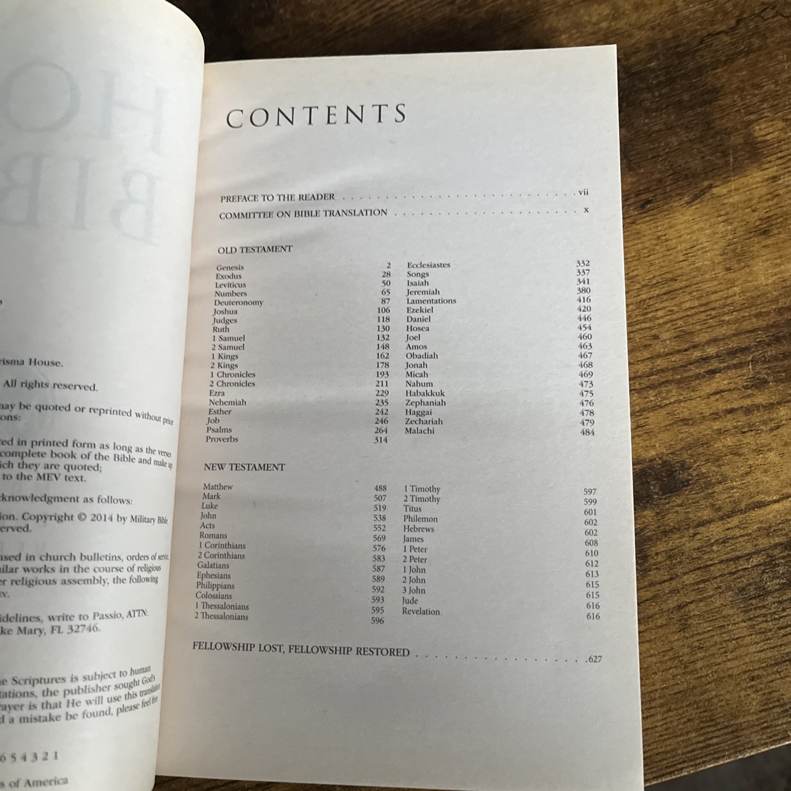 The Holy Bible (Modern English Version) MEV By Passio 2015