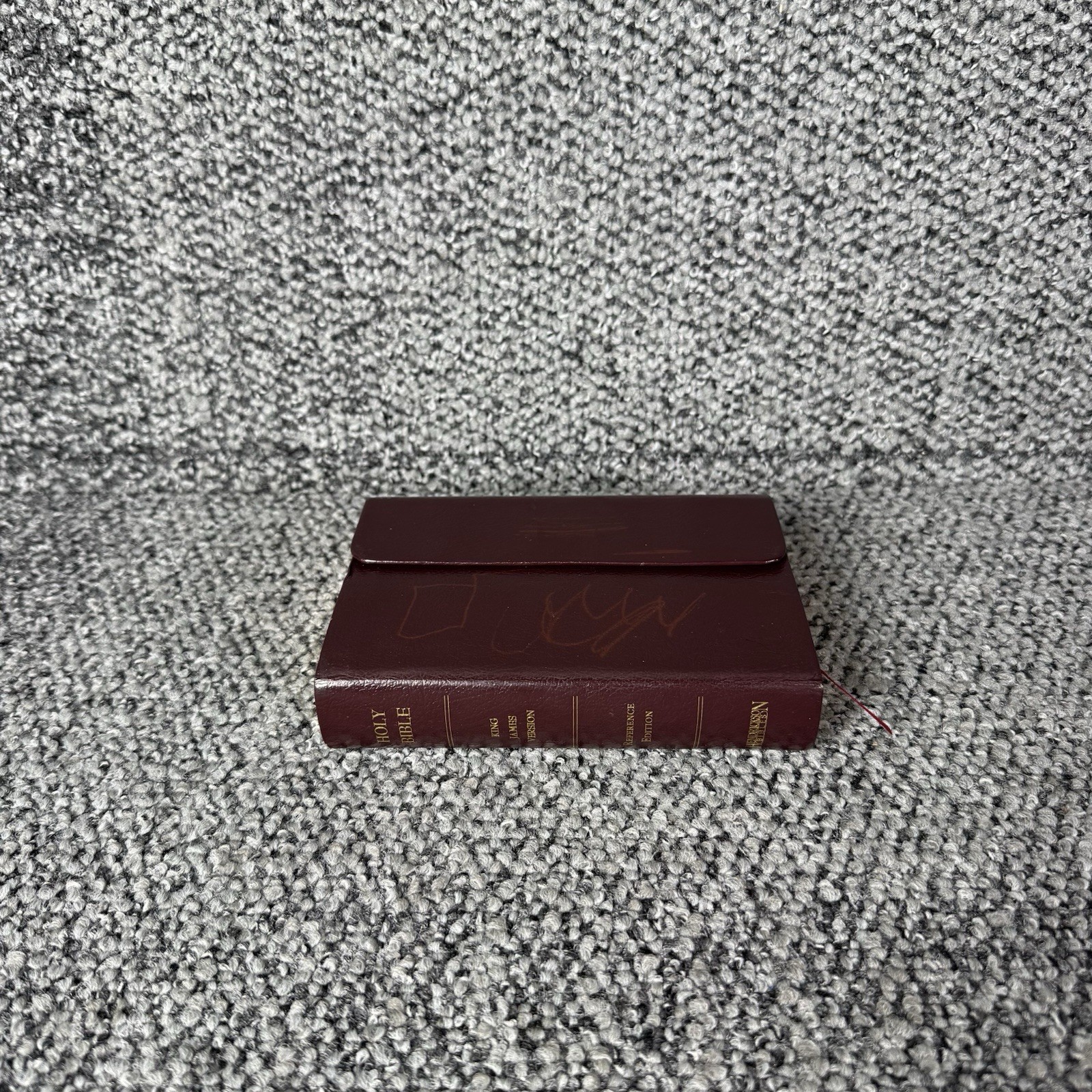 KJV Holy Bible Hendrickson Reference Edition Burgundy Bonded Leather Magnetic