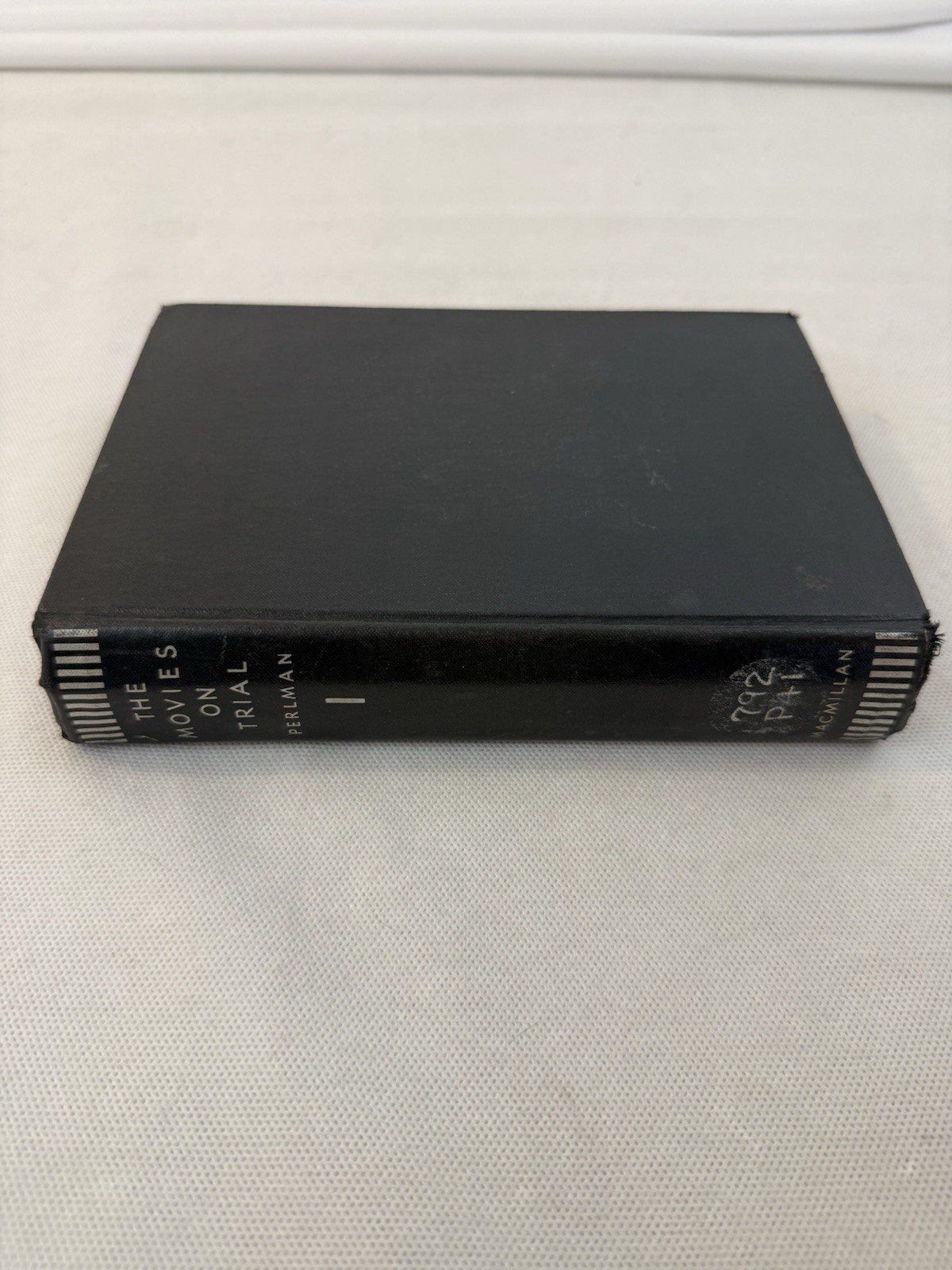 The Movies On Trial By William J. Perlman The Macmillan Company Hardcover 1936