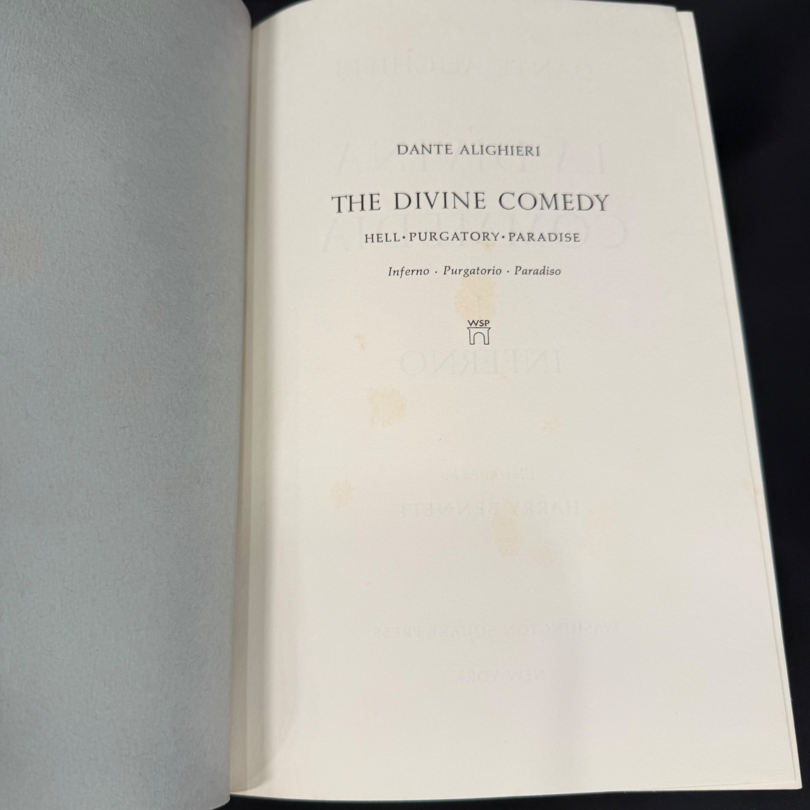 Dante Alighieri The Divine Comedy 3 Vols Washington Square Press 1966 HC Box Set
