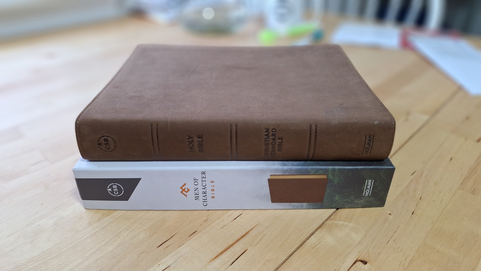 CSB Men of Character Bible, Brown Genuine Leather by Gene A. Getz
