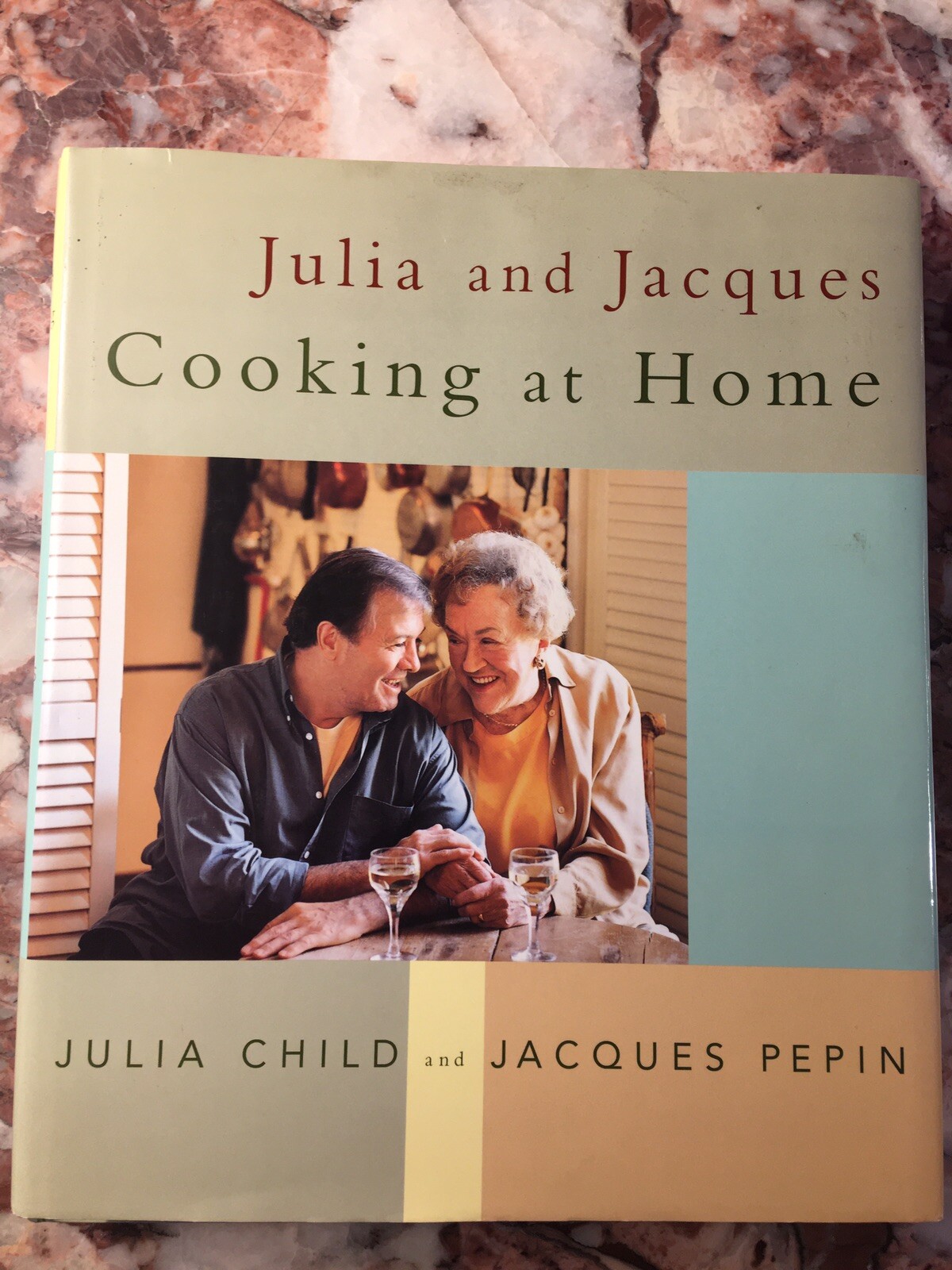 COOKBOOK: Julia and Jacques Cooking at Home. Printed 2000. 430 Pages. Preowned.