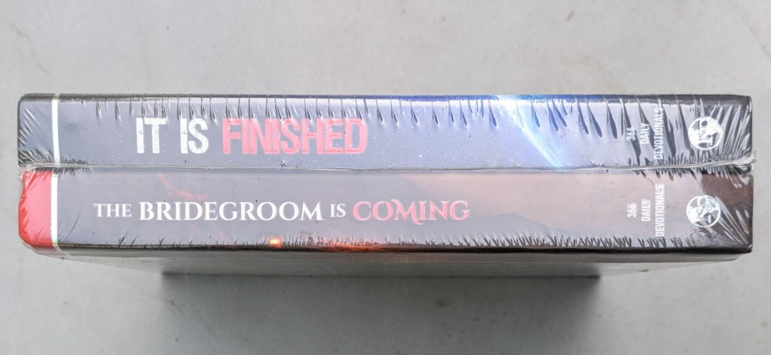 NEW It is Finished + The Bridegroom is Coming 2 Book Lot 366 Devotionals Remnant