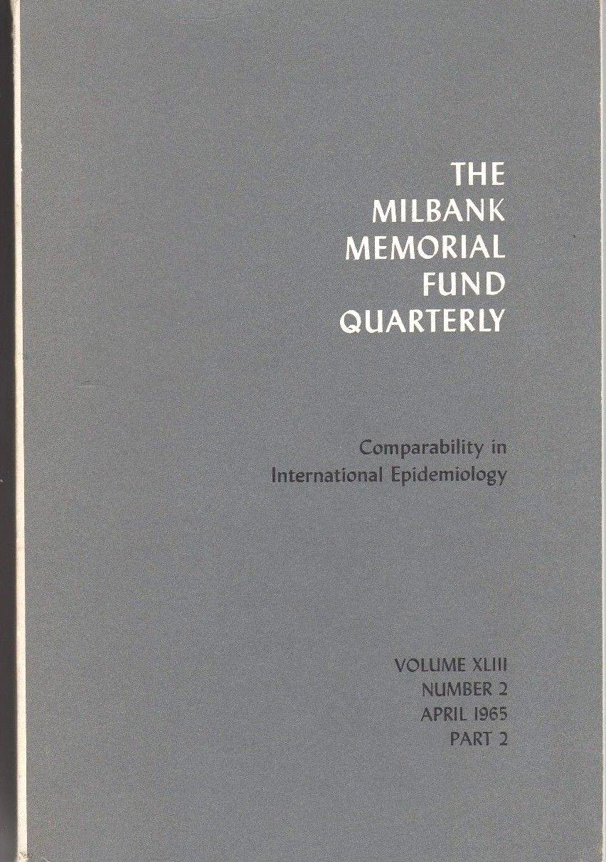 Milbank Memorial Fund Quarterly-Conference-Epidemiological Association-1965