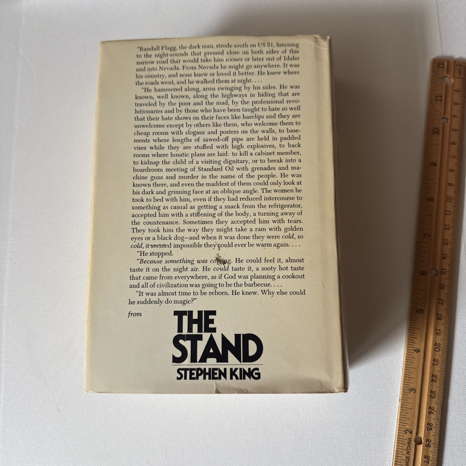 The Stand by Stephen King (1978, Hardcover) Book Club First Edition ~ Very Clean