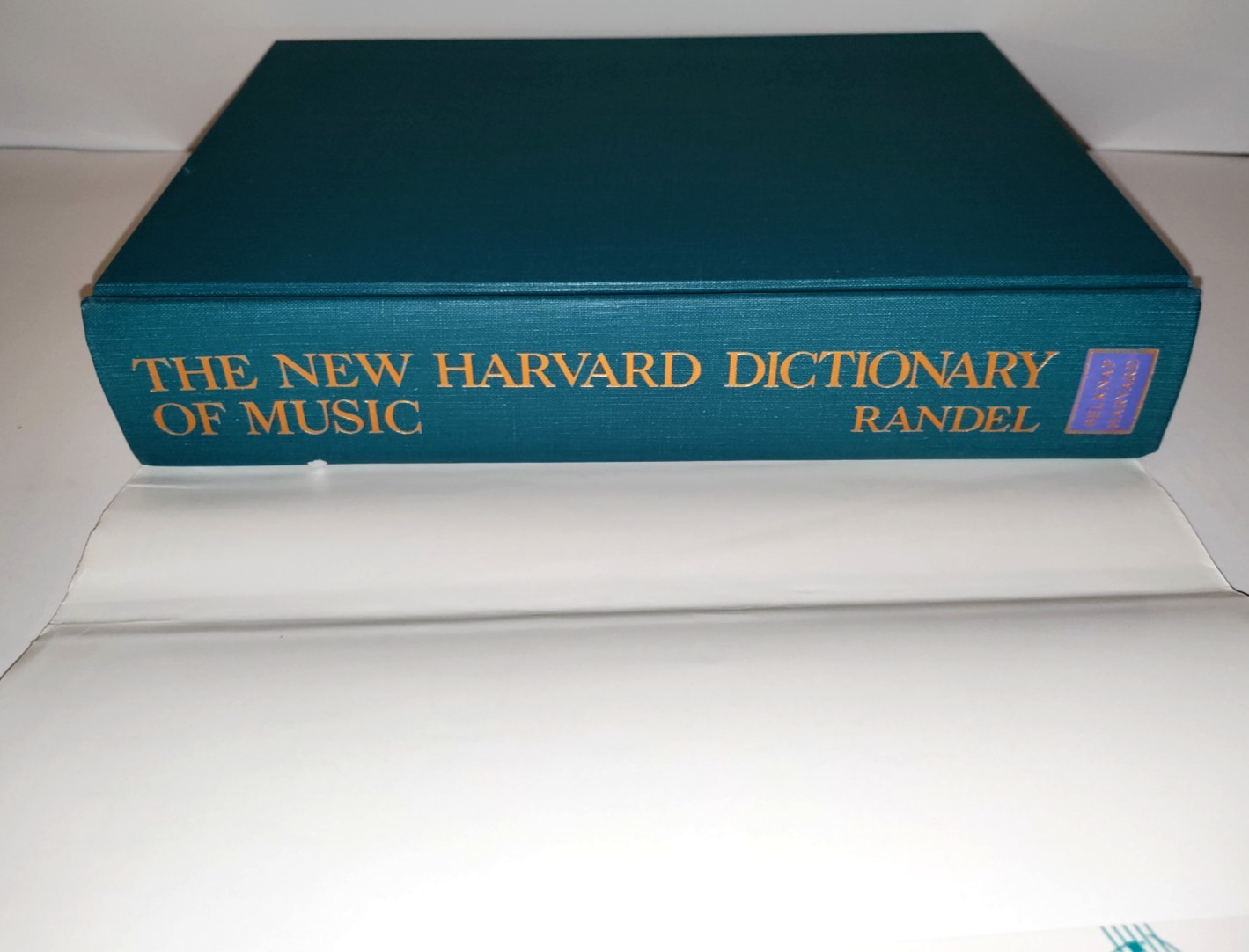 The New Harvard Dictionary Of Music by Don Michael Randel 1986 Hardcover