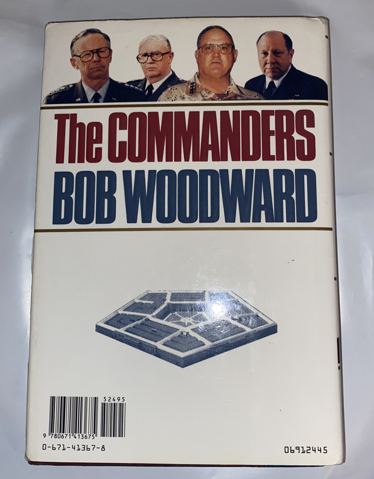 The Commanders by Bob Woodward (1991, Hardcover) DJ 398 PAGES FREE SHIPPING USA