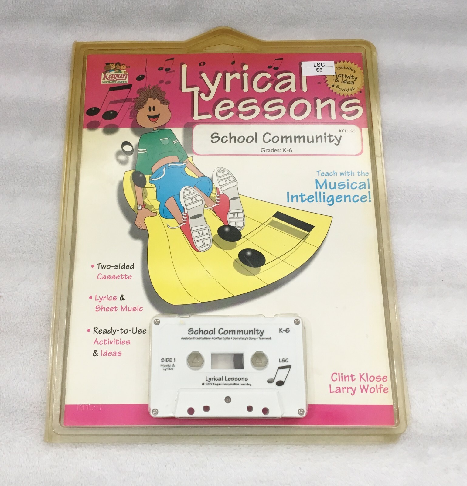 LYRICAL LESSONS SCHOOL COMMUNITY GRADES K – 6 / CASSETTE TAPE AND IDEA BOOKLET