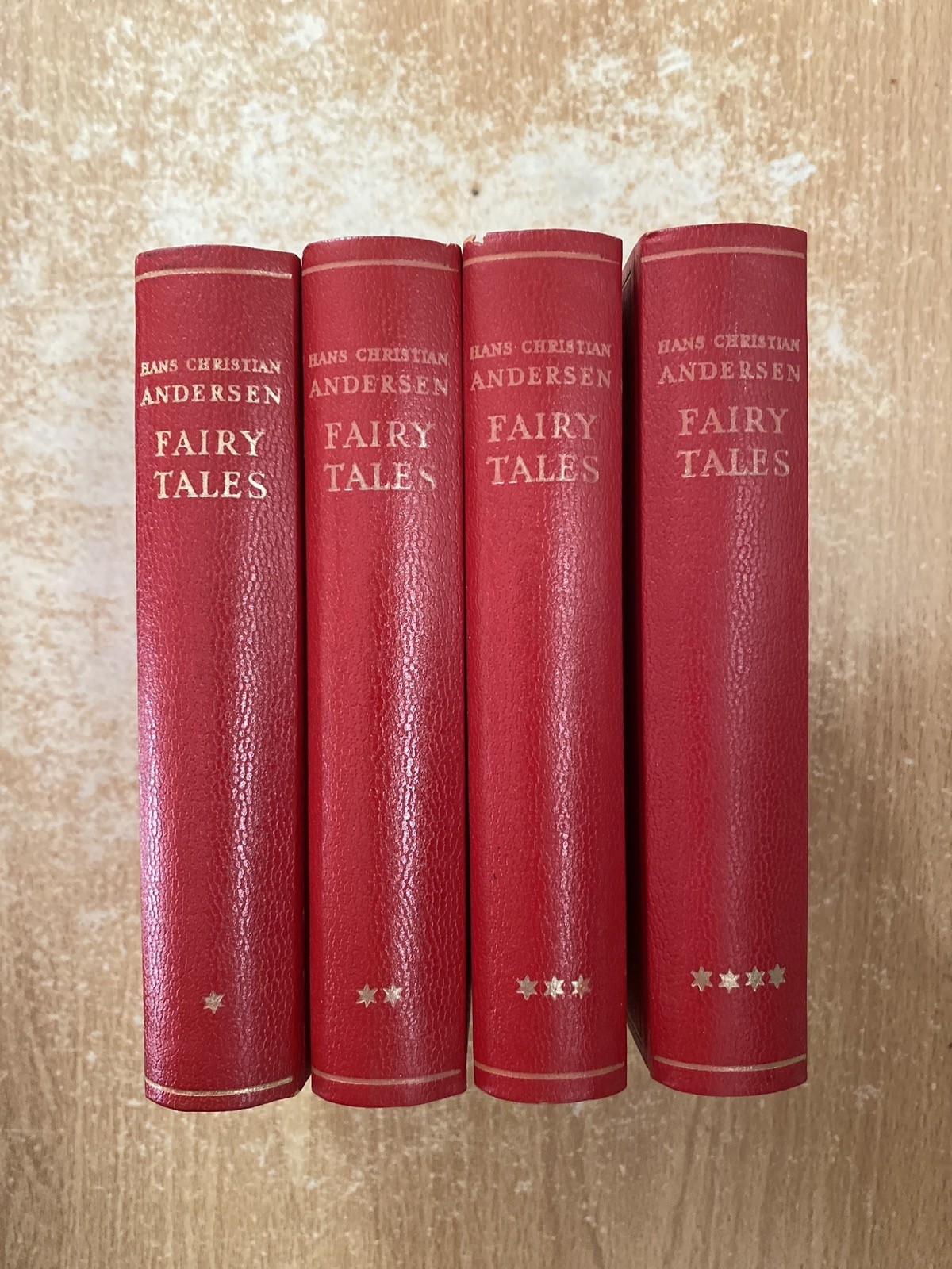 Hans Christian Andersen Fairy Tales Vol 1 Thru 4 (1971 Hardcover)