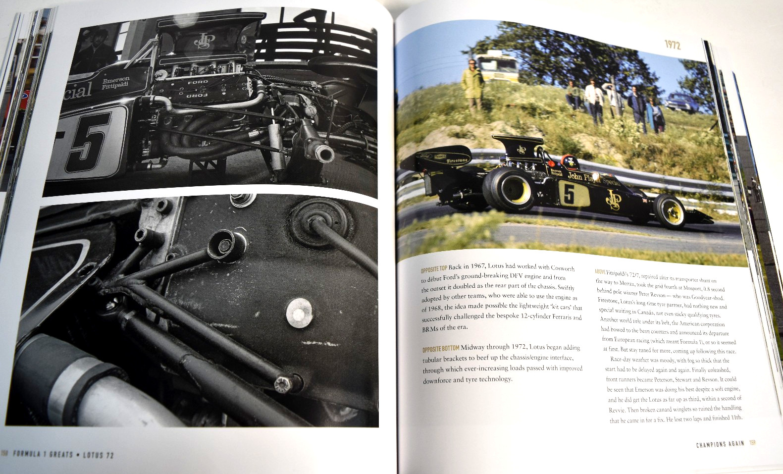LOTUS 72 Formula 1 Greats 1970-75 by Pete Lyons Hardbound – Fittipaldi *GOOD*