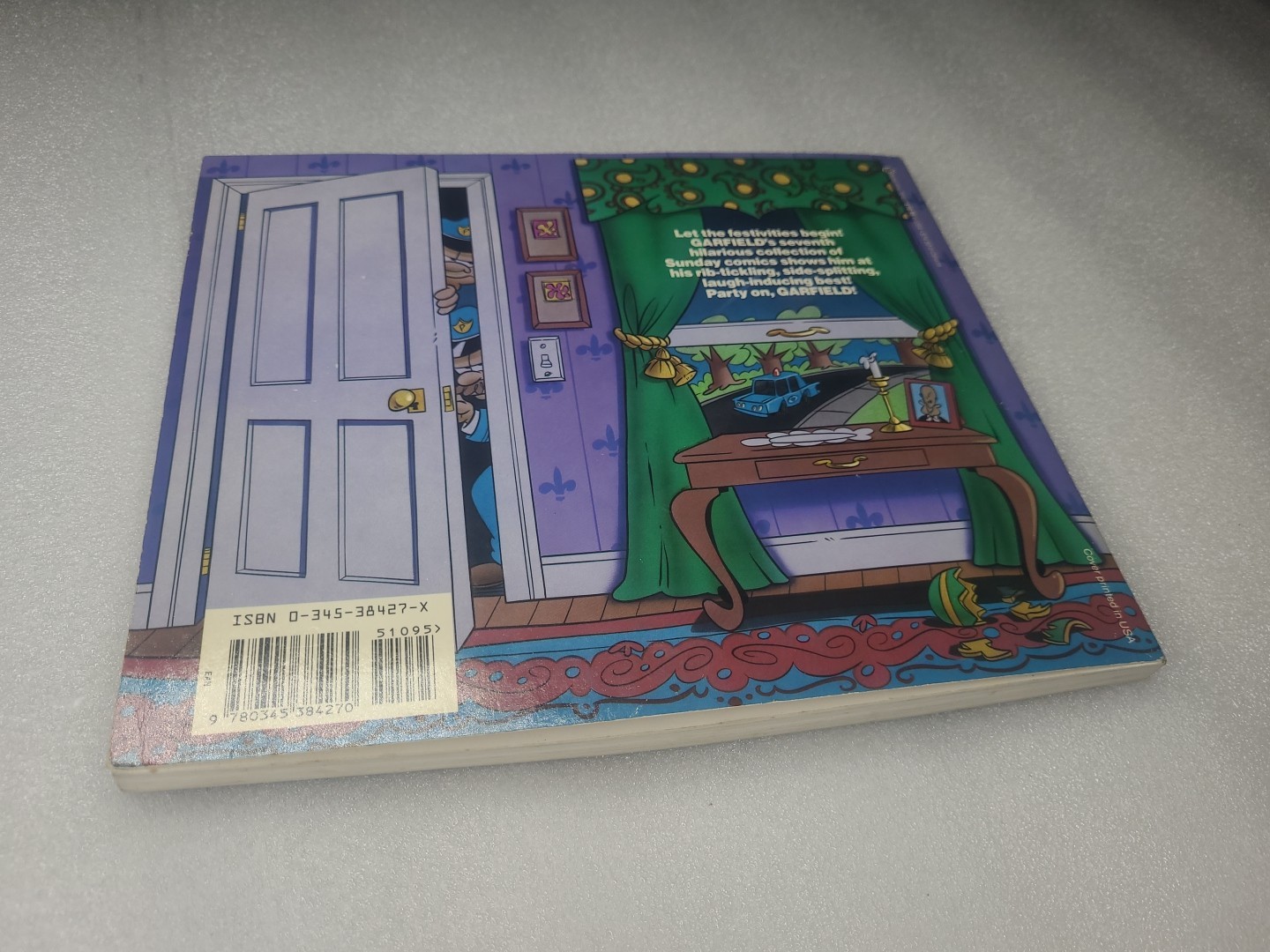 The 7th Garfield Treasury by Jim Davis 1993 Trade Paperback 8.5×10 Inches