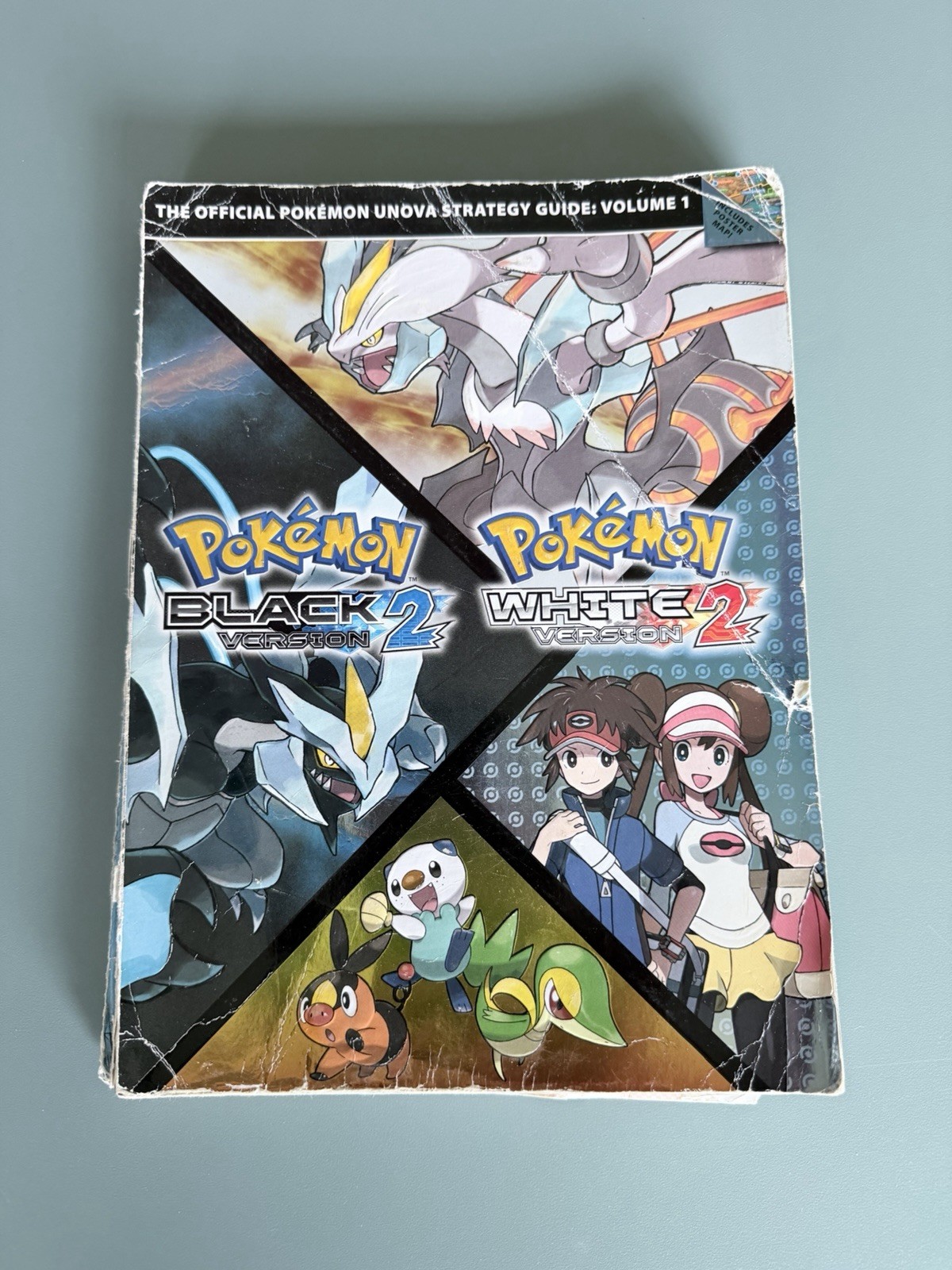 Pokemon Black & White 2 Version – Official Strategy Guide Unova Vol 1 Damaged