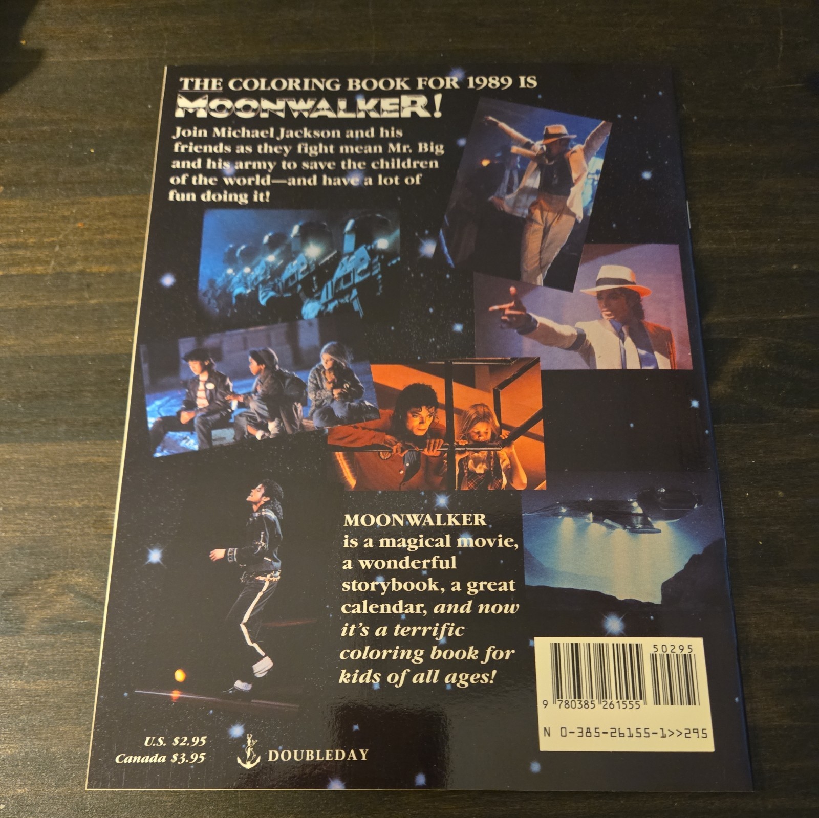 First Edition Michael Jackson (NOS) Moonwalker 1988 Coloring Book Brand New Gift