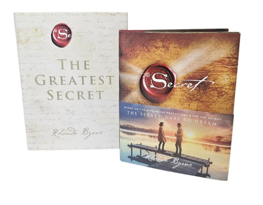 The Greatest Secret & The Secret by Rhonda Byrne Law Of Attraction Hardback Lot