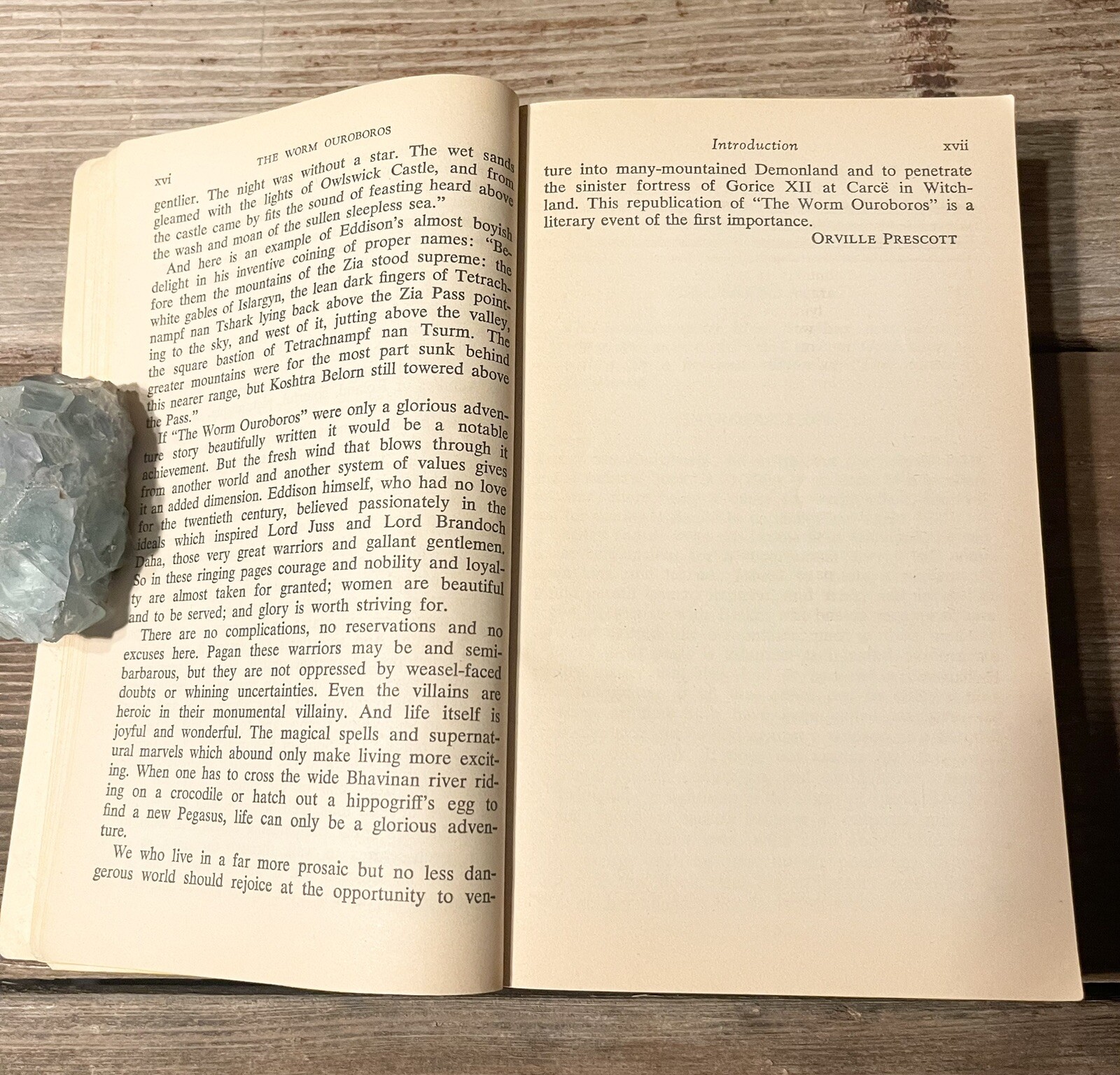 E.R. Eddison “The Worm Ouroboros” ~ Ballantine First Print 1967 Rare
