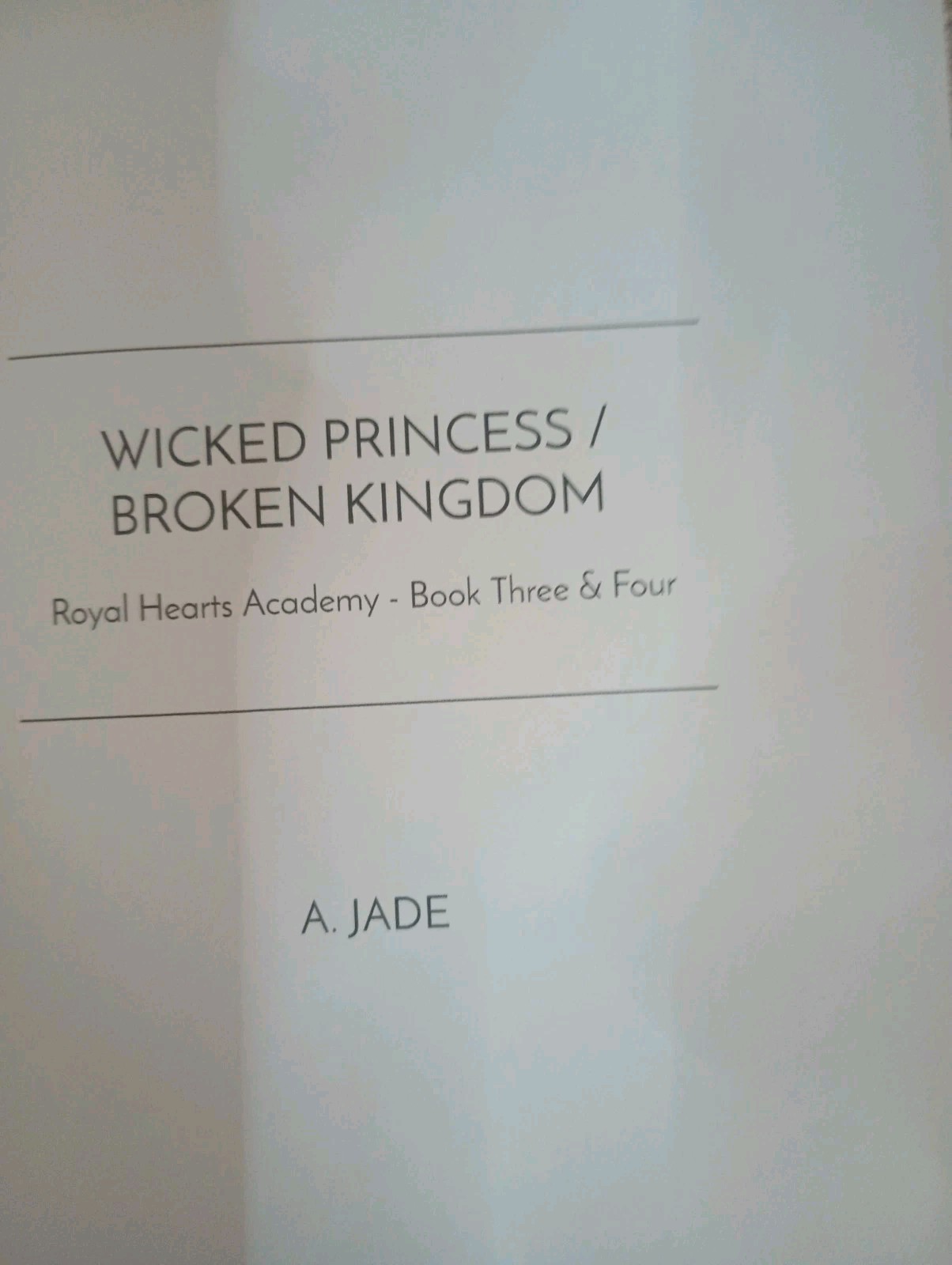 Royal Hearts Academy Series: Books 1-4 By Ashley Jade (Paperback)