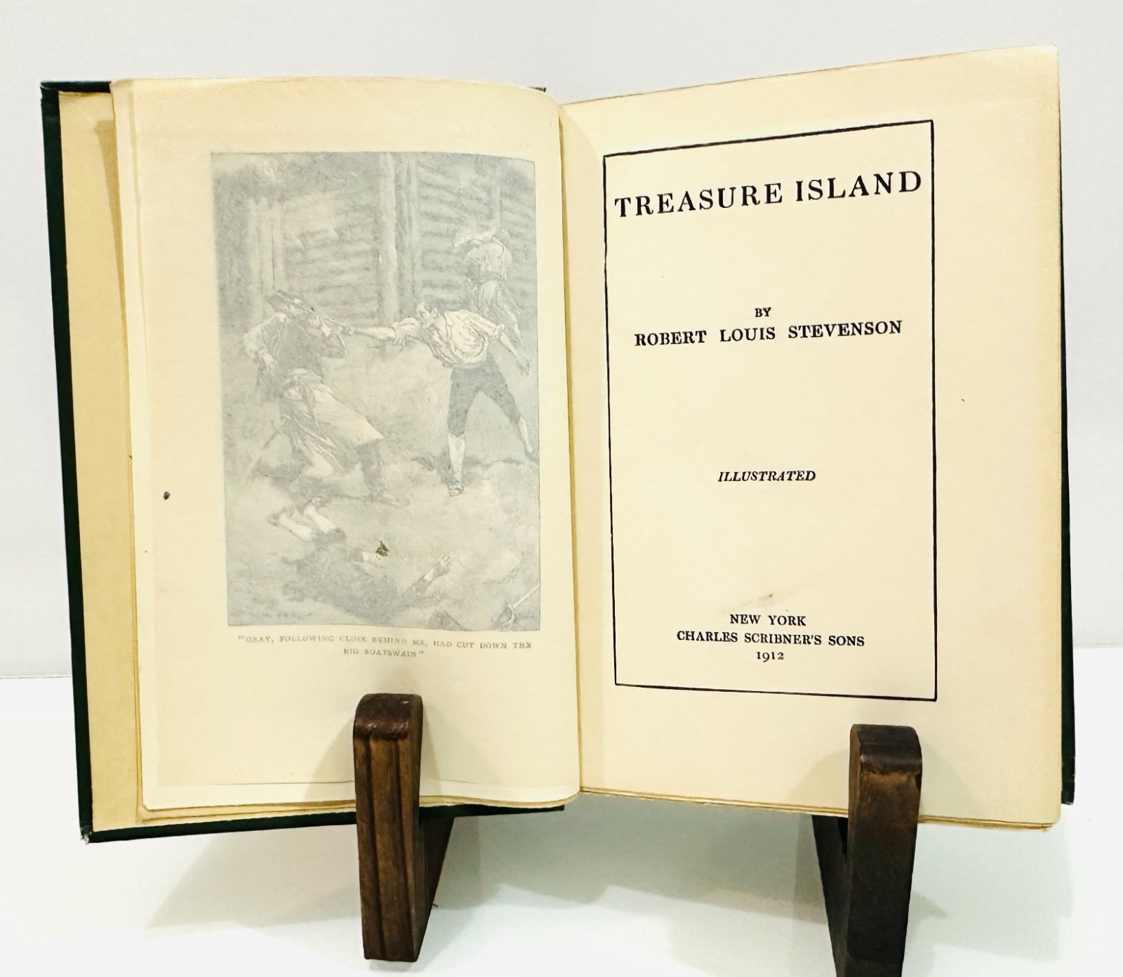 1912 Antique Treasure Island – Robert Louis Stevenson |Scribner’s Illustrated HC